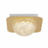 Celestia LED Flush -Gold with Clear Acrylic